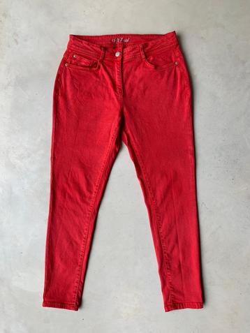 Pantalon stretch rouge doux - Next
