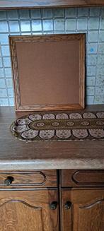 Houten Fotokader zondee glas nieuwe staat 44cm op 44cm, Ophalen