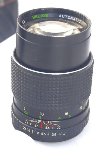 Helios 135mm 2.8 M42 + adapterring mogelijk beschikbaar voor biedingen