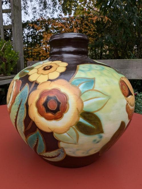 Vase Boch Keramis, Catteau, art déco, Antiquités & Art, Antiquités | Vases, Enlèvement ou Envoi