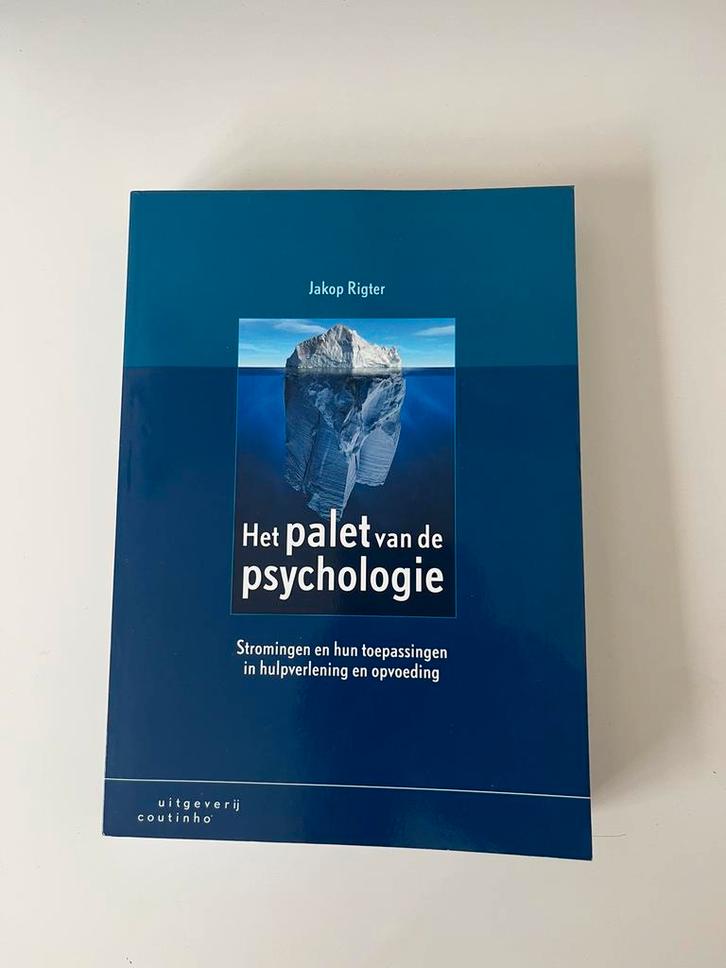 Jakop Rigter - Het palet van de psychologie, Livres, Psychologie, Psychologie cognitive, Enlèvement ou Envoi