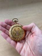 Elgin antieke ‘Hunting’ zakhorloge 14k goud, Handtassen en Accessoires, Goud, Ophalen of Verzenden, Zakhorloge