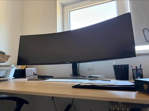 Samsung 49” QLED Curved LC49GH90DMUX, Computers en Software, Monitoren, DisplayPort, Gaming, Ultrawide, Ophalen of Verzenden