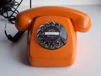 Joli ancien téléphone vintage allemand orange FeTap, Antiquités & Art, Enlèvement ou Envoi