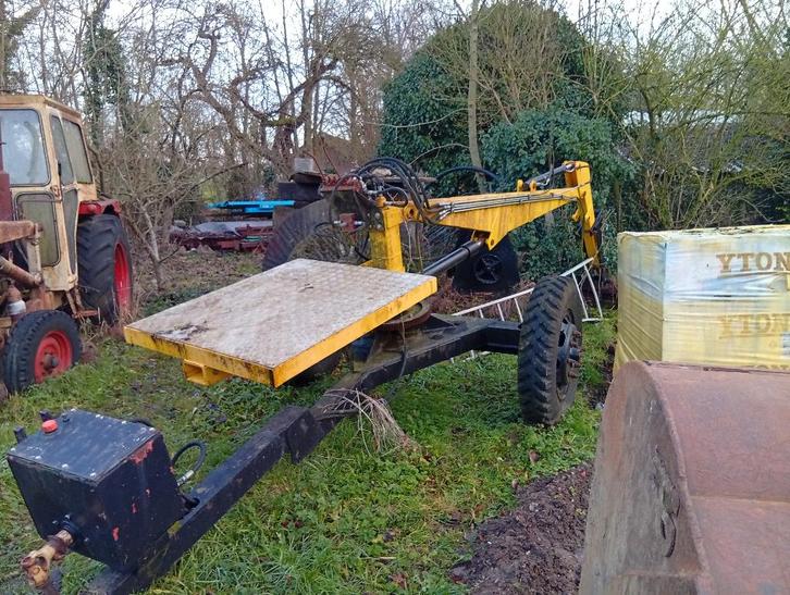 Graafkraan voor achter tractor, Bricolage & Construction, Bricolage & Rénovation Autre, Utilisé, Enlèvement