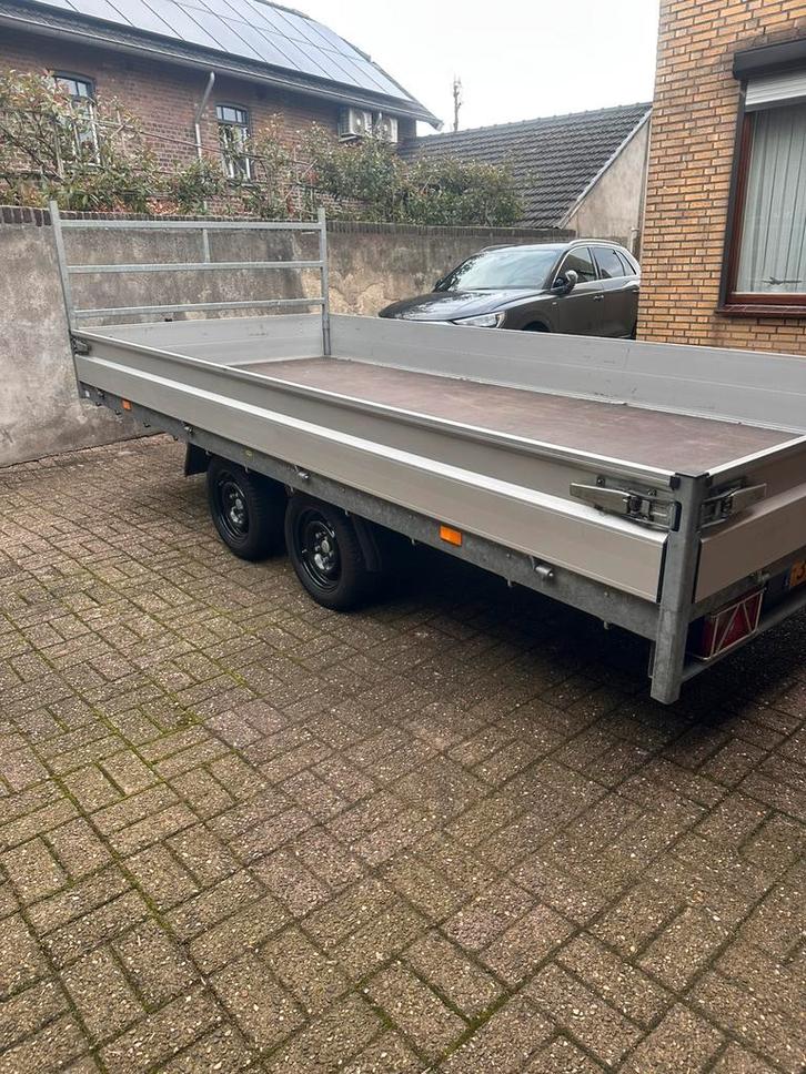 Hapert Azure H2 dubbelasser aanhanger remork 2021 405x180cm, Auto diversen, Aanhangers en Bagagewagens, Zo goed als nieuw, Ophalen