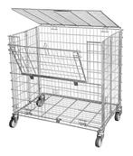 Ballenwagen Draadkar Rolcontainer, Bricolage & Construction, Chariots de transport, 100 litres ou plus, Enlèvement, Comme neuf