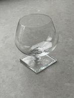 12 kristallen cognacglazen „vierkante voet”, Ophalen, Zo goed als nieuw, Overige typen