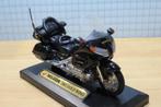 Honda GL1800 Goldwing 1:18 black, Ophalen of Verzenden, Nieuw, Motor, Motormax