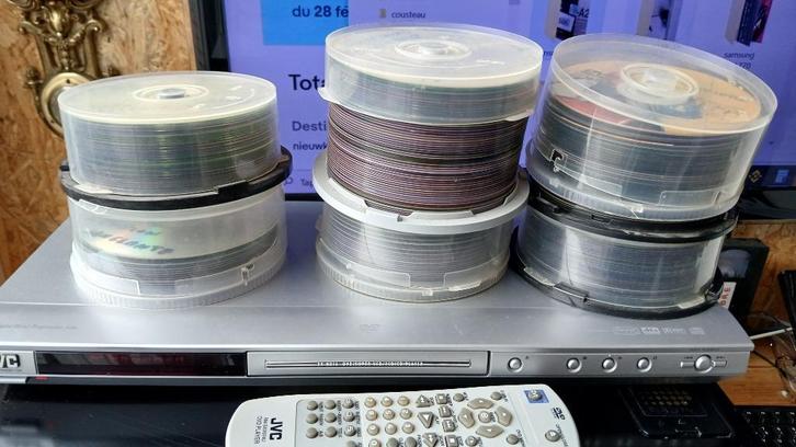 jvc dvd-speler Divx dts mpeg vcd voor woonkamer XV N316, Audio, Tv en Foto, DVD spelers, Gebruikt, Dvd-speler, JVC, Ophalen of Verzenden
