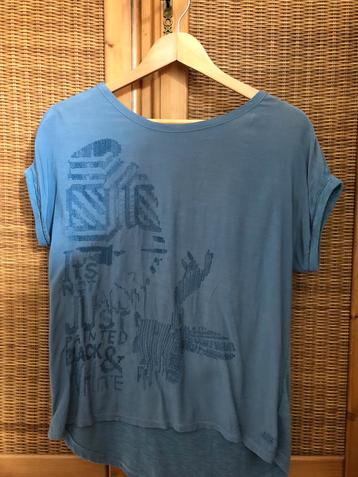 Blauw Tshirt EDC by Esprit maat M