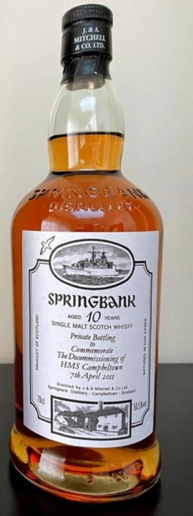 Springbank unique botteling !!!, Verzamelen, Wijnen, Zo goed als nieuw, Ophalen of Verzenden