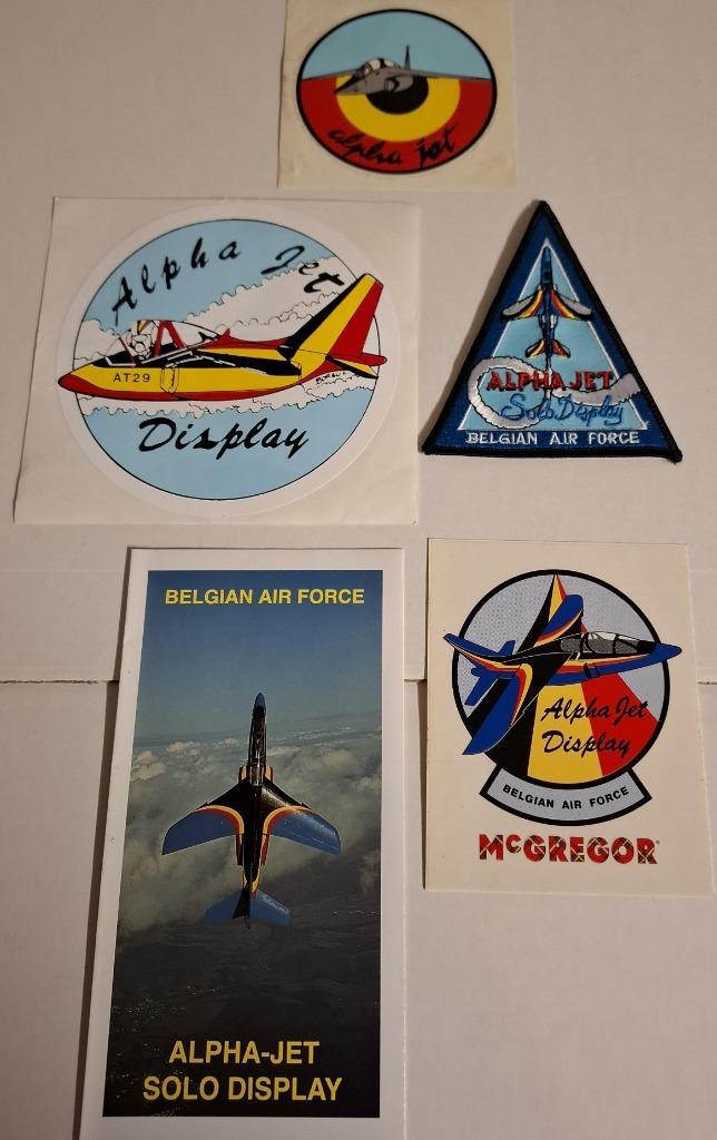 Belgische Luchtmacht - Alpha Jet Demo Team, Verzamelen, Militaria | Algemeen, Luchtmacht, Embleem of Badge, Ophalen of Verzenden
