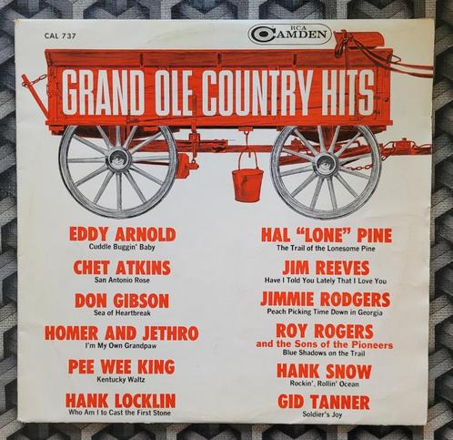 LP Grand Ole Country Hits de 1963, CD & DVD, Vinyles | Country & Western, Utilisé, Enlèvement ou Envoi