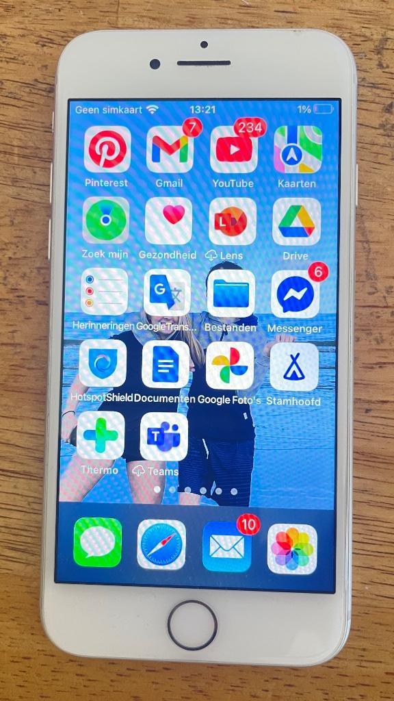 mooie iPhone 8, Telecommunicatie, Mobiele telefoons | Apple iPhone, Gebruikt, 64 GB, Zonder abonnement, Zonder simlock, iPhone 8