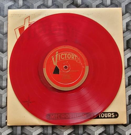 10"(rouge) L'oscar de l'accordéon Oscar Denayer Victory, CD & DVD, Vinyles | Autres Vinyles, Utilisé, 10 pouces, Enlèvement ou Envoi