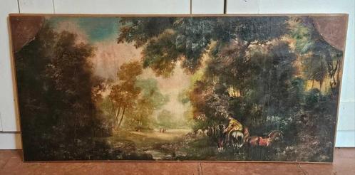 School: Europees, 19e eeuw Stijl: Romantisch., Antiek en Kunst, Kunst | Schilderijen | Klassiek, Ophalen of Verzenden