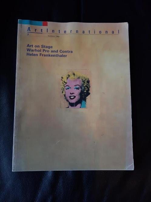Andy Warhol in het Magazine "Art International" 1989, Boeken, Kunst en Cultuur | Beeldend, Zo goed als nieuw, Schilder- en Tekenkunst