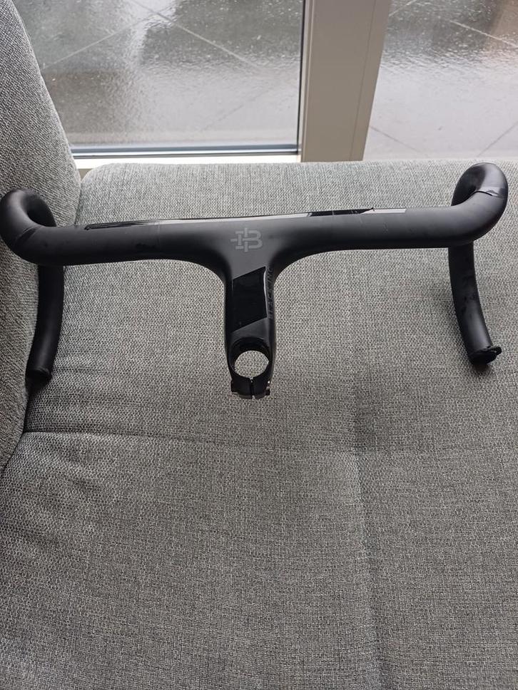 Koersstuur Black inc, Fietsen en Brommers, Fietsonderdelen, Zo goed als nieuw, Racefiets, Stuur, Ophalen