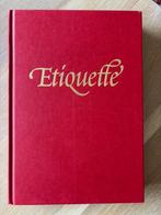 Boek " Etiquette" de regels van het spel, Ophalen, Zo goed als nieuw