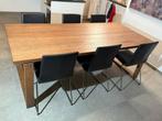 Tafel + 6 stoelen, Huis en Inrichting, Ophalen, Gebruikt, Modern, 6 tot 8 stoelen