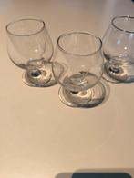 Sabena collectie, 3 cognac/ Borrelglaasjes, Verzamelen, Glas en Drinkglazen, Ophalen of Verzenden, Zo goed als nieuw