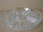 Kristallen schaal tapas schaal hapjesschaal 15cm vintage, Antiek en Kunst, Ophalen of Verzenden