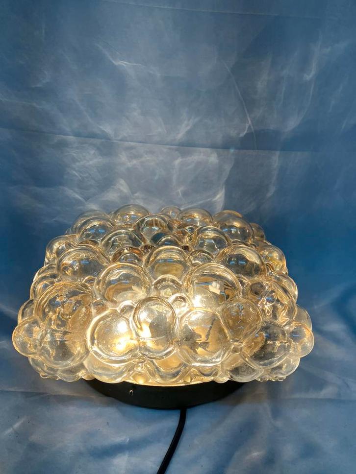 Helena Tynell bubbel plafondlamp amber, Limburg Glashütte, Huis en Inrichting, Lampen | Losse lampen, Gebruikt, Ophalen of Verzenden