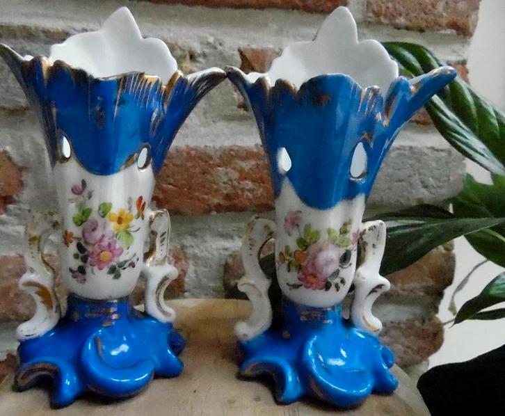 2 Antieke Vaasjes * Vieux Bruxelle, Antiquités & Art, Antiquités | Vases, Enlèvement