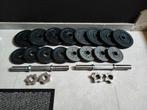 34kg Halterset (30mm), Sport en Fitness, Fitnessmaterialen, Ophalen, Gebruikt, Benen, Halterset