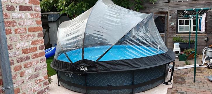 Opzetzwembad exit toys 366 cm, Tuin en Terras, Zwembaden, Zo goed als nieuw, Opzetzwembad, Minder dan 80 cm, Rond, Ophalen