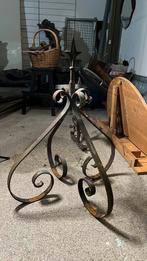 Antieke schoorsteen punt, dek schoorsteen smeedijzer, Ophalen of Verzenden, Gebruikt