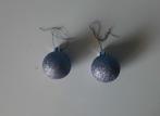 2 boules de Noël à paillettes, Divers, Enlèvement ou Envoi, Comme neuf