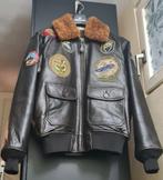 Blouson aviateur en cuir G1TG "Wings of Gold" - Mythique USA, Vêtements | Hommes, Taille 48/50 (M), Brun, Schott, Enlèvement ou Envoi