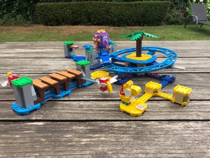Lego Mario uitbereidingsset: strandattractie, Kinderen en Baby's, Speelgoed | Duplo en Lego, Zo goed als nieuw, Lego, Complete set