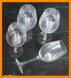 Lot van 5 Grote Wijnglazen Rode Wijn Bordeaux / 4 + 1 gratis, Enlèvement, Comme neuf