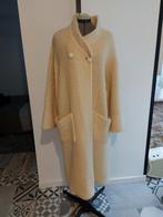 manteau bouclette blanc cassé T large, Ophalen of Verzenden, Gedragen, Wit