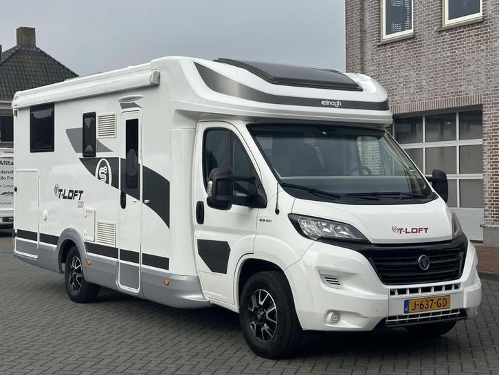 Elnagh T-Loft 530 Dakairco, 5 Zitplaatsen, Caravans en Kamperen, Mobilhomes, Bedrijf, Half-integraal, Overige merken