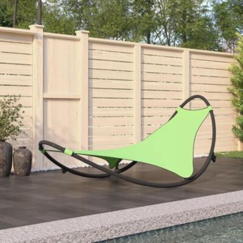 tuin ligstoel groot model op wielen nieuw in doos, Tuin en Terras, Ligbedden, Nieuw, Textileen, Ophalen of Verzenden