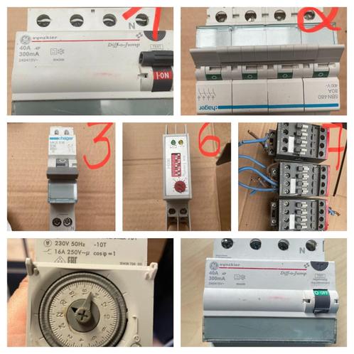 Interrupteur disjoncteur fusible temporisation … Materiel, Bricolage & Construction, Électricité & Câbles, Interrupteur, Interrupteur