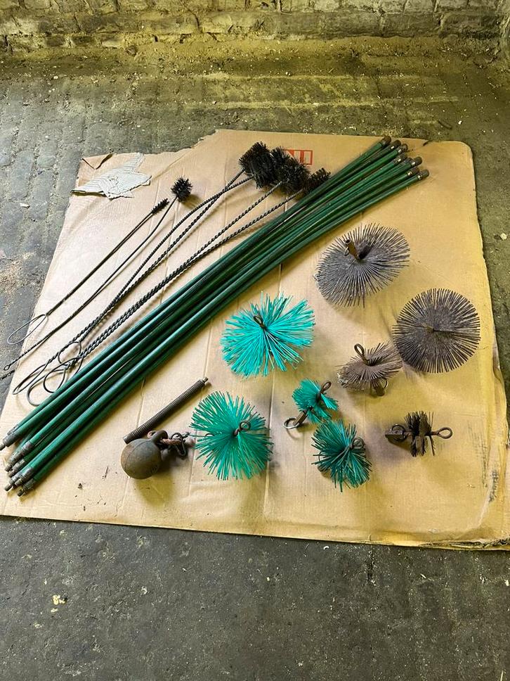 Professionele set voor schouwreiniging, Doe-het-zelf en Bouw, Gereedschap | Handgereedschap, Gebruikt, Ophalen