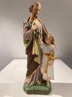 Beeld heilige Jozef met Kind Jezus (51 cm), Antiek en Kunst, Ophalen of Verzenden