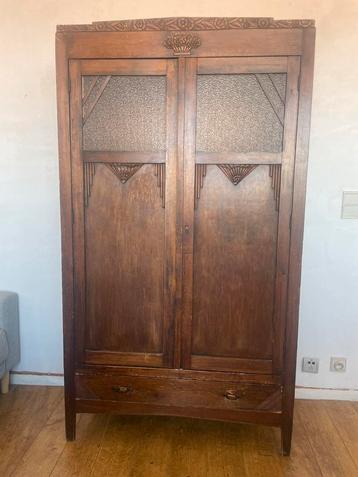 Armoire ancienne, 25 à 50 cm, 100 à 150 cm, Utilisé, Autres essences de bois