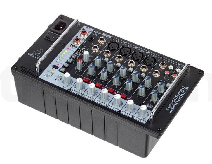 BEHRINGER PMP 500MP3 versterkte mixer, Muziek en Instrumenten, Mengpanelen, Nieuw, 5 tot 10 kanalen, Microfooningang, Ophalen of Verzenden