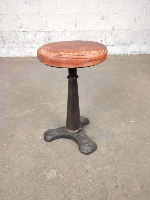 Antieke Singer atelierkruk, Antiek en Kunst, Antiek | Meubels | Stoelen en Sofa's, Ophalen of Verzenden