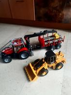 Bruder tractor en bulldozer, Comme neuf, Enlèvement ou Envoi