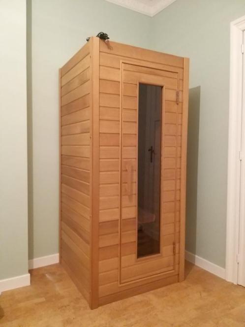 Prachtige infrarood cabine met veel extra functionaliteiten, Sport en Fitness, Sauna, Zo goed als nieuw, Complete sauna, Infrarood