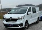 RENAULT TRAFIC 2.0 DCI DUBBELE CABINE 6 ZIT - CARPLAY, Auto's, Stof, USB, Wit, Overige carrosserie