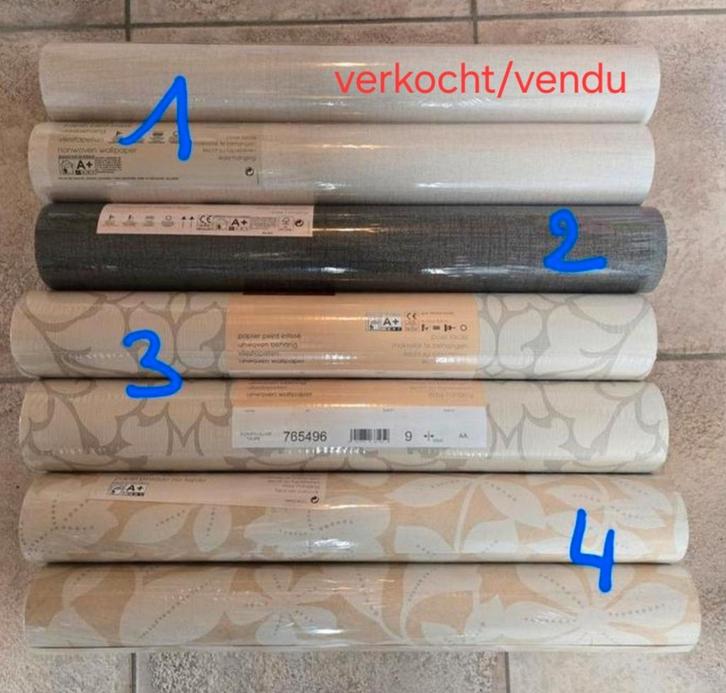 Behangpapier Heytens vliesbehang assortiment, Huis en Inrichting, Stoffering | Behang, Wit, Beige, Verzenden