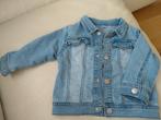 Jeans jasje - maat 74, Kinderen en Baby's, Babykleding | Maat 74, Ophalen of Verzenden, Zo goed als nieuw, Meisje, Jasje